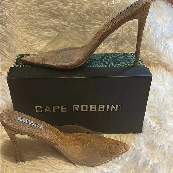 Cape Robbin Tan Heels Modern Stiletto Pumps - Picture 1 of 4